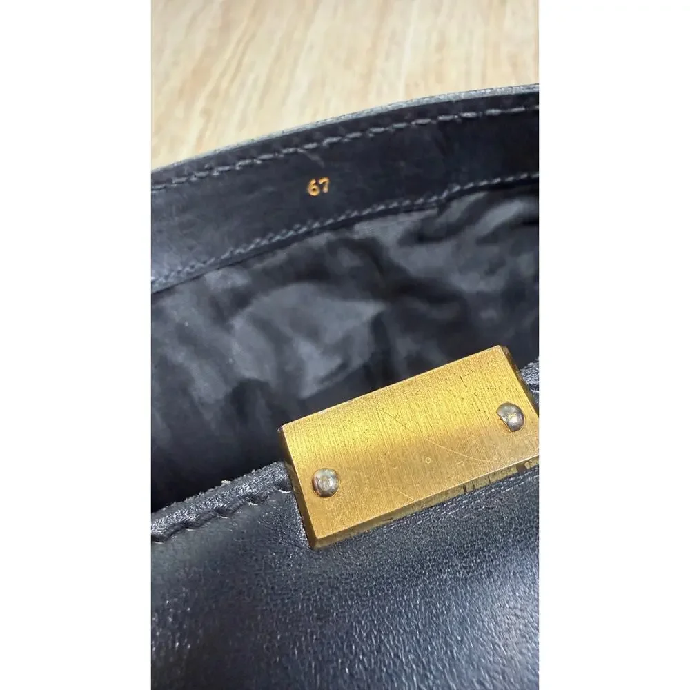 Vintage Gucci Leather Envelope Document Portfolio